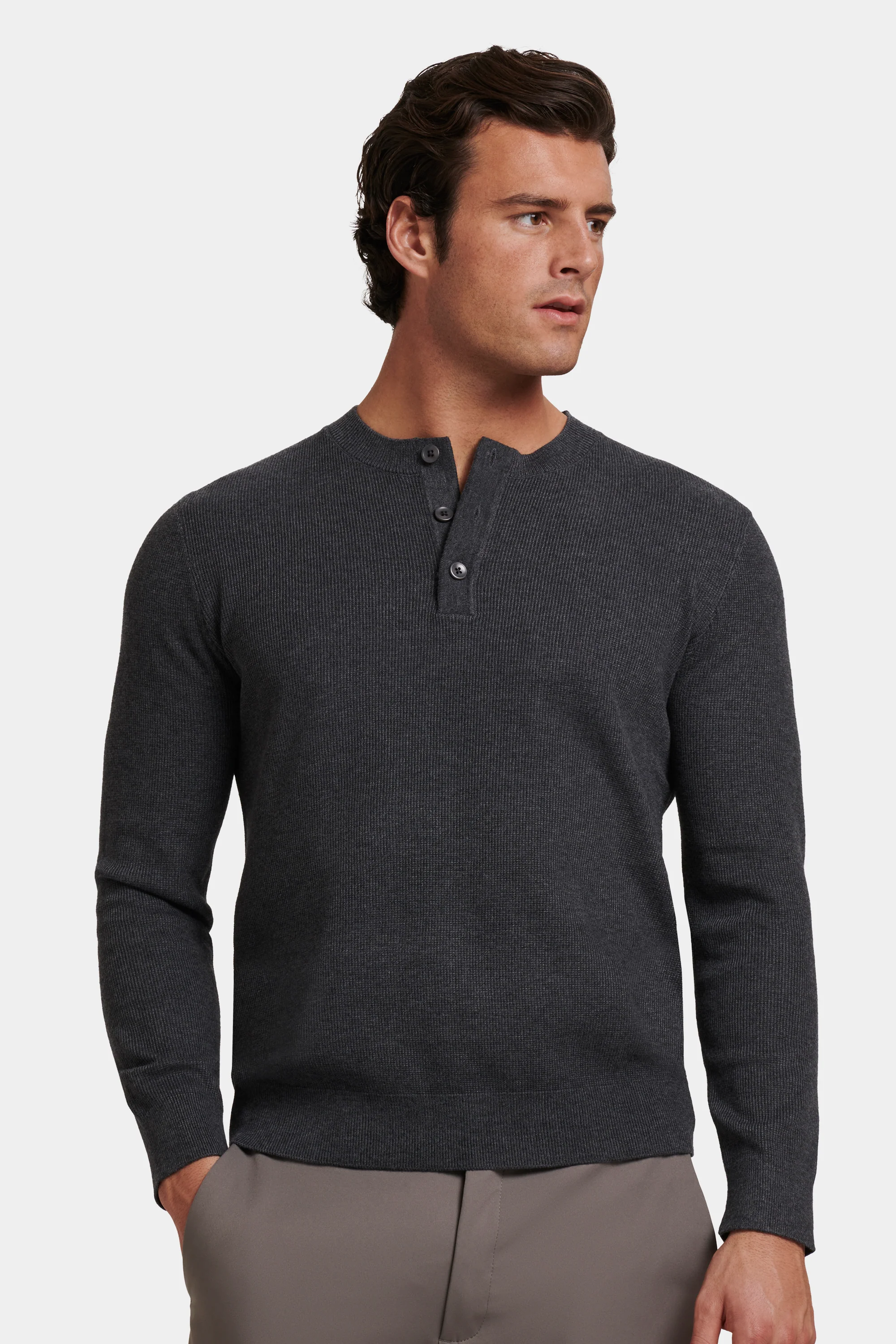 THE BARNA HENLEY SWEATER - Image 4