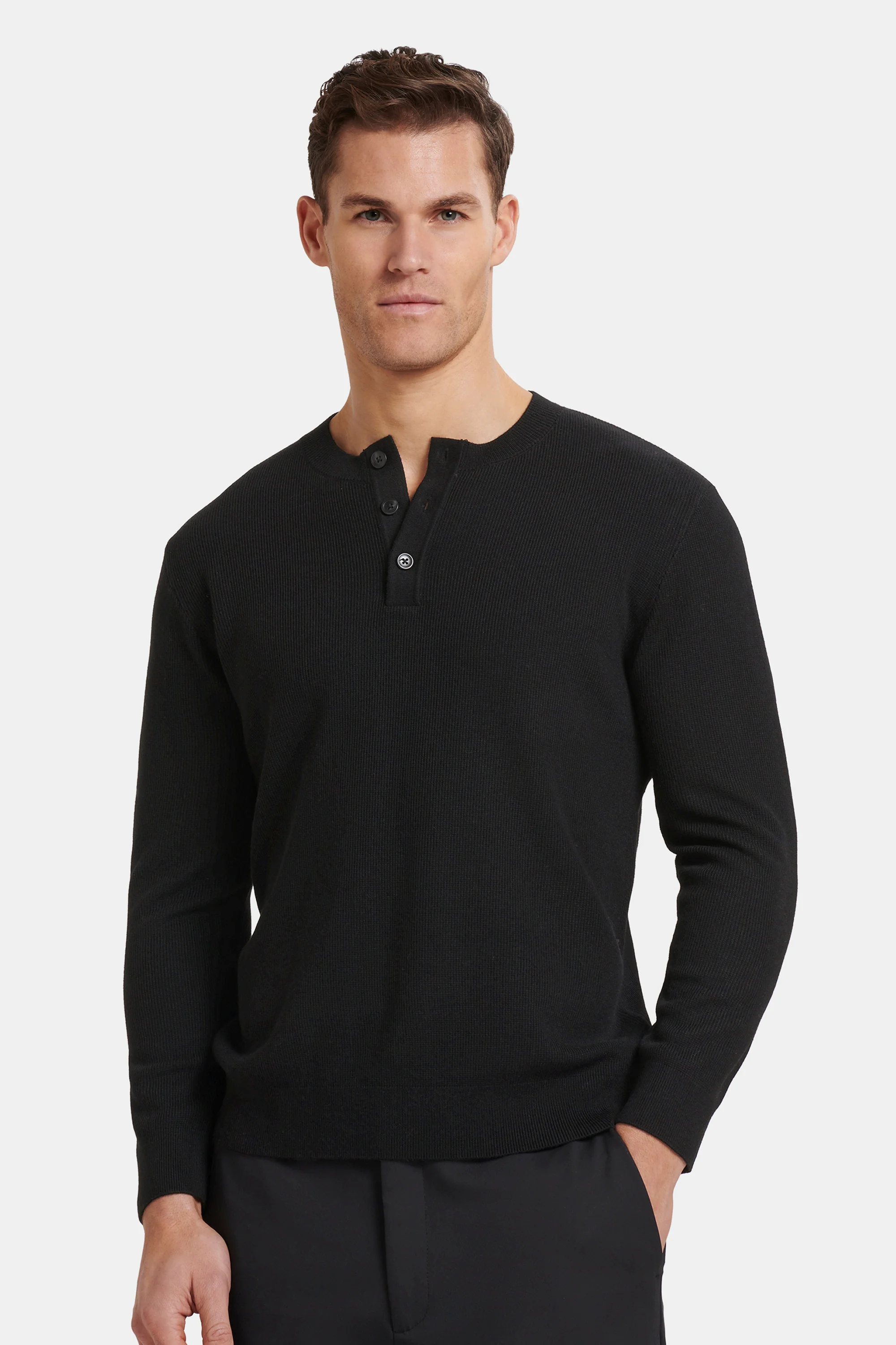 THE BARNA HENLEY SWEATER - Image 5
