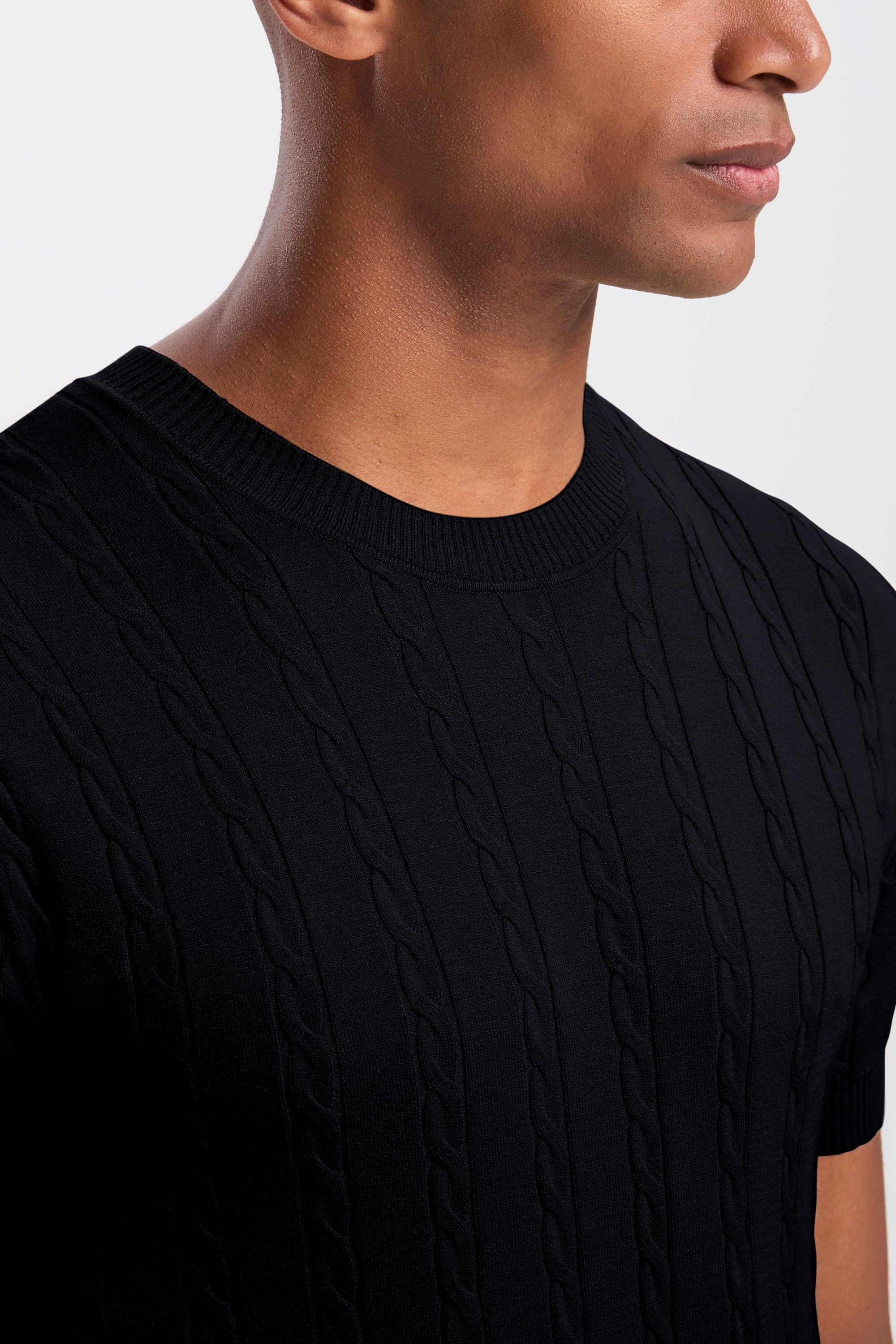 THE CABLE SHORT SLEEVE T-SHIRT - Image 4