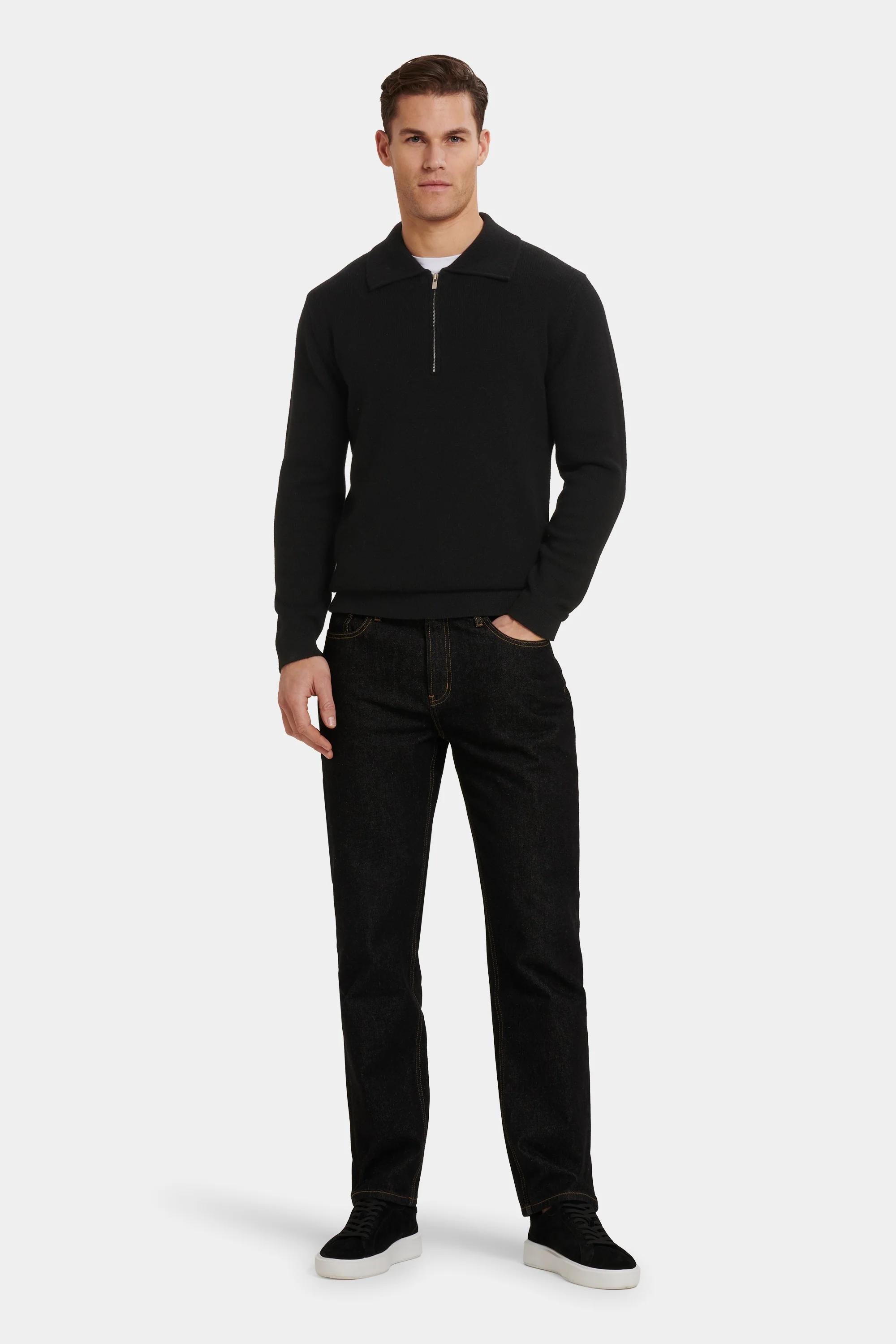 THE COMPONE QUARTER ZIP POLO - Image 11