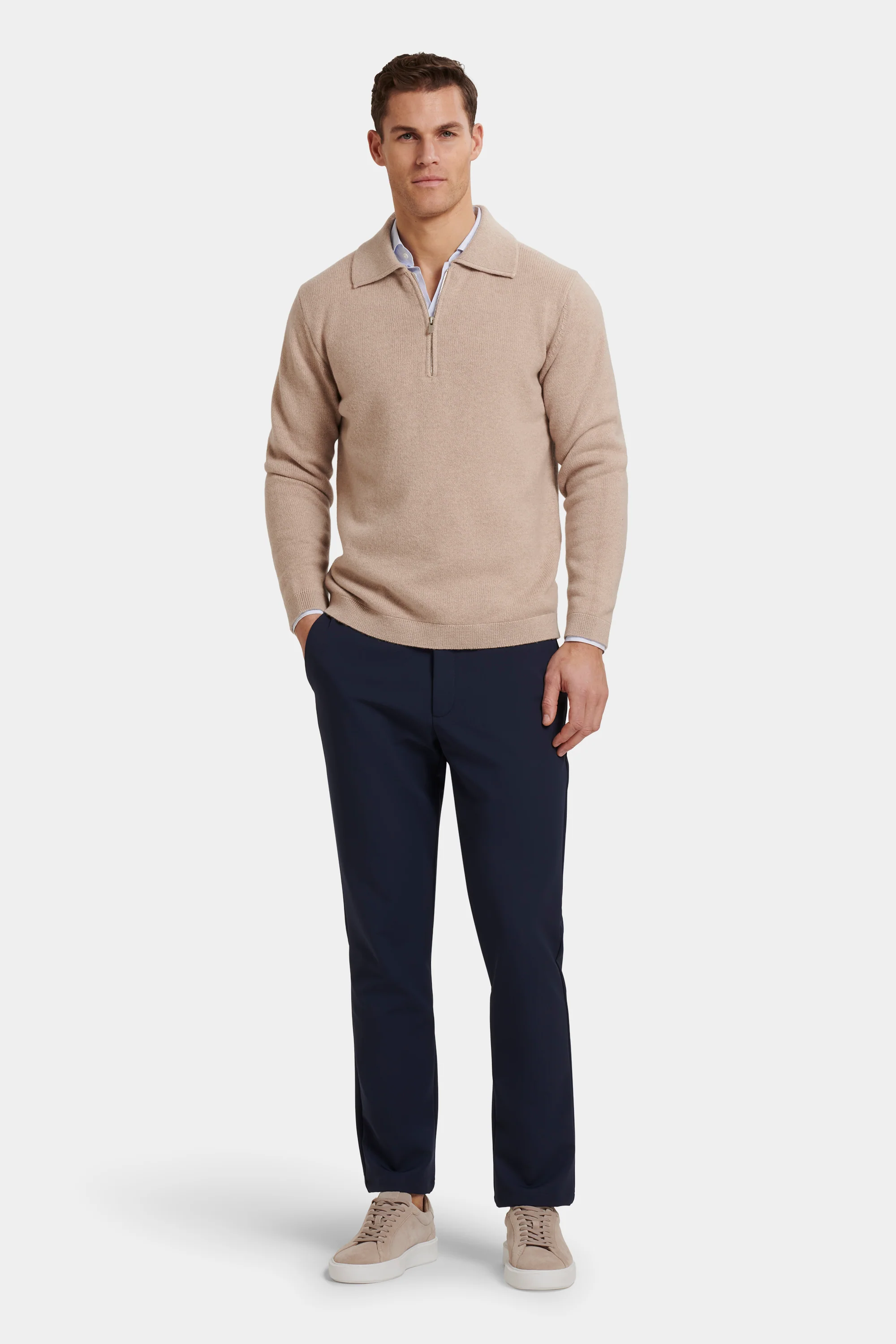 THE COMPONE QUARTER ZIP POLO - Image 8