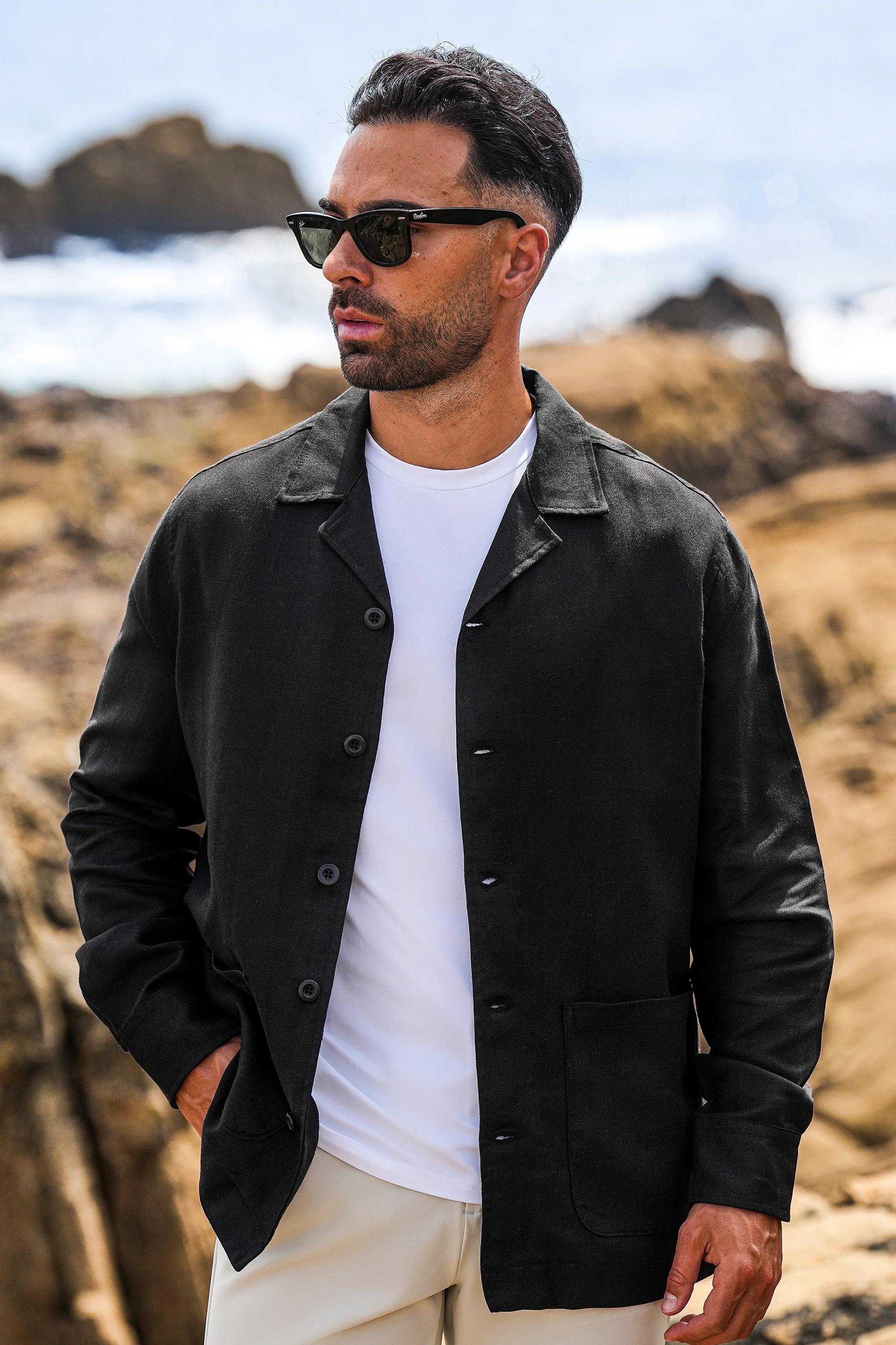 THE LINEN OVERSHIRT - Image 4