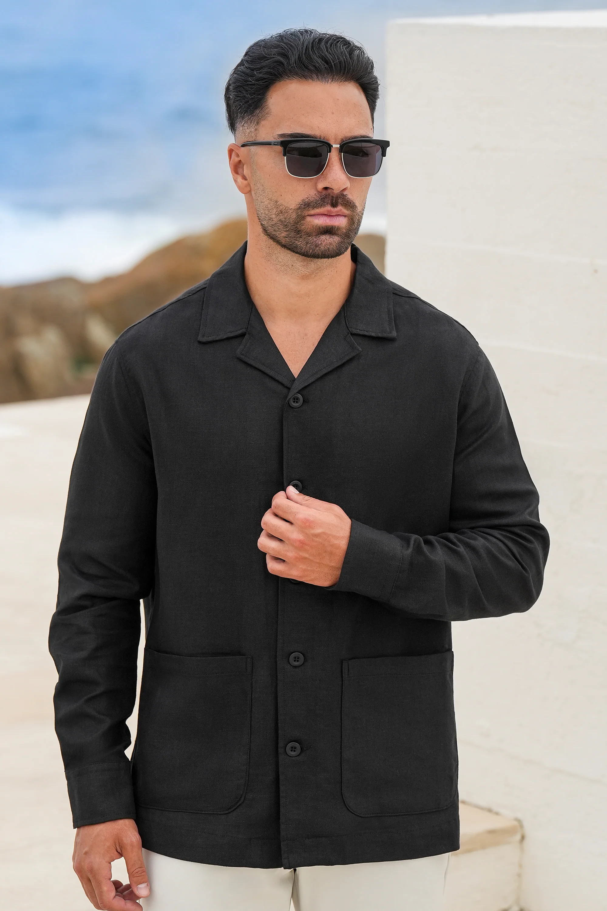 THE LINEN OVERSHIRT - Image 5