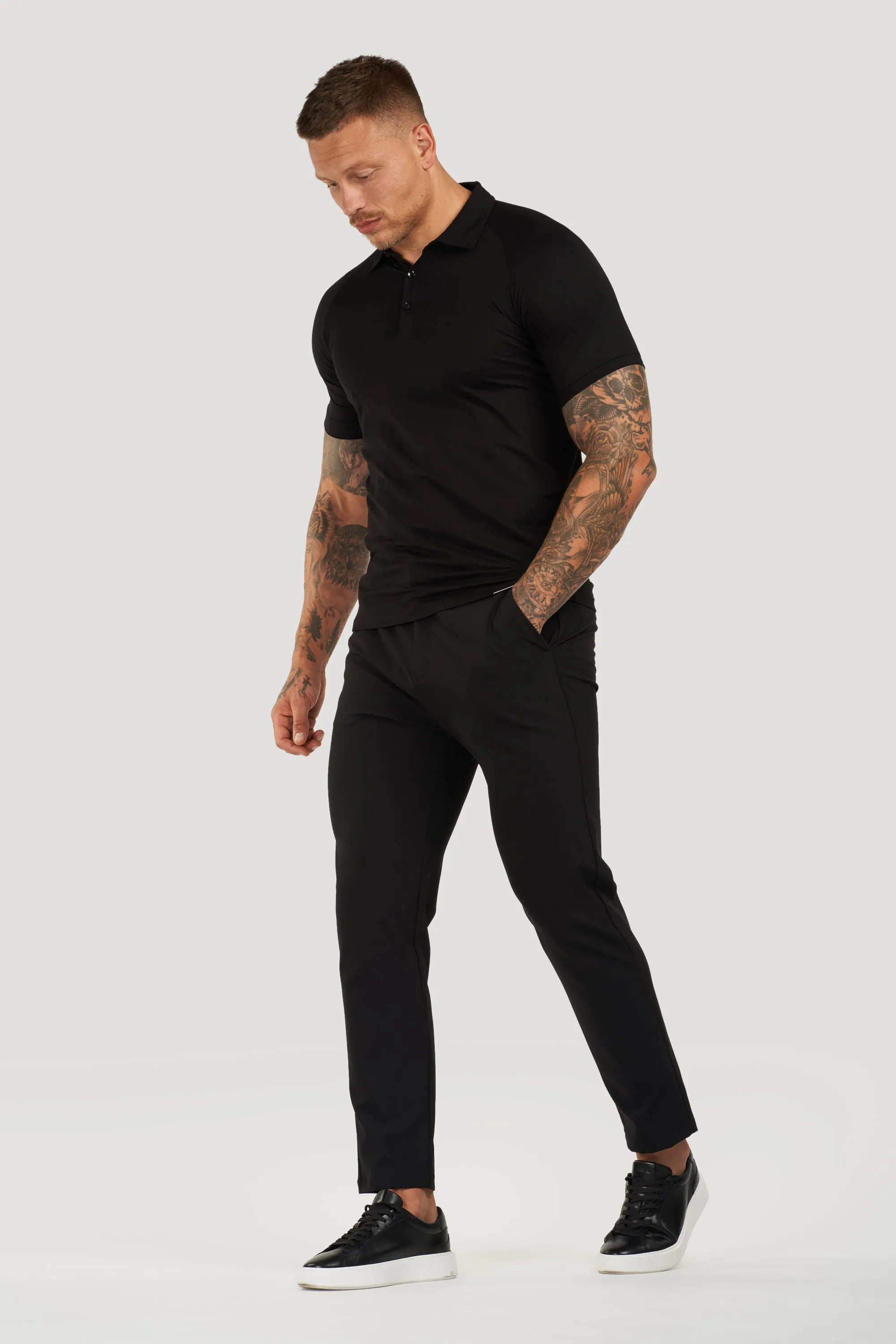 THE MUSCLE BUTTON POLO - Image 2