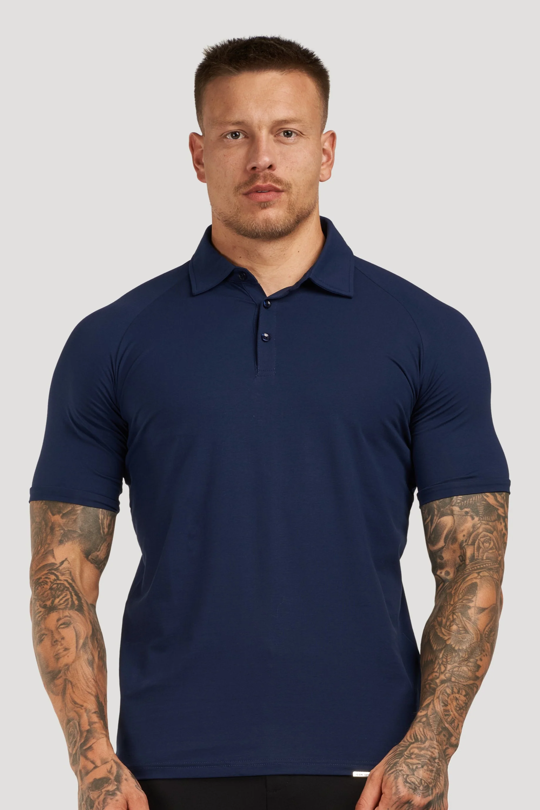 THE MUSCLE BUTTON POLO - Image 20