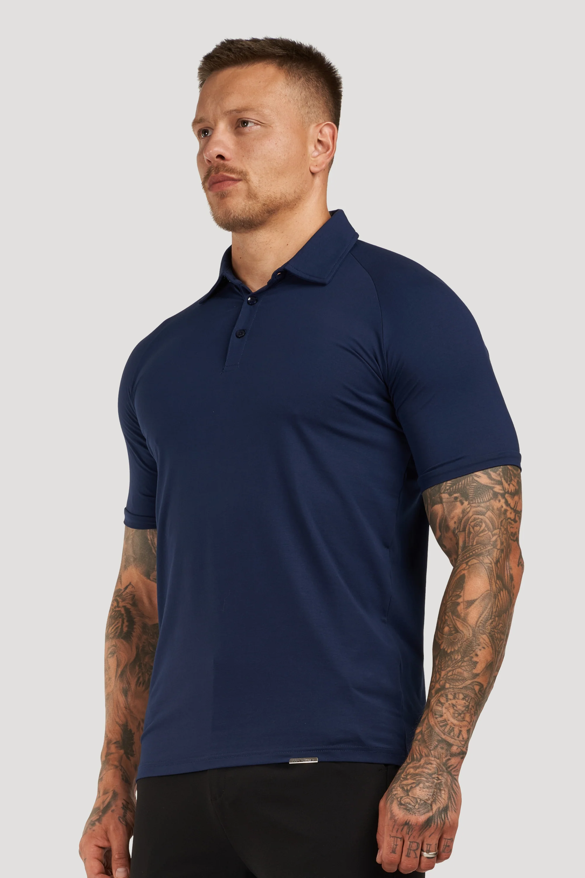THE MUSCLE BUTTON POLO - Image 21