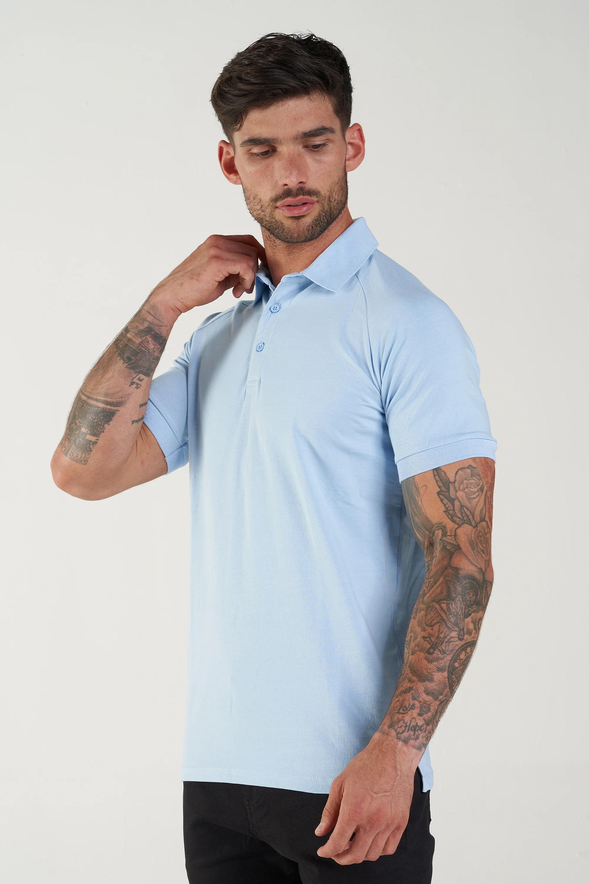 THE MUSCLE BUTTON POLO - Image 34