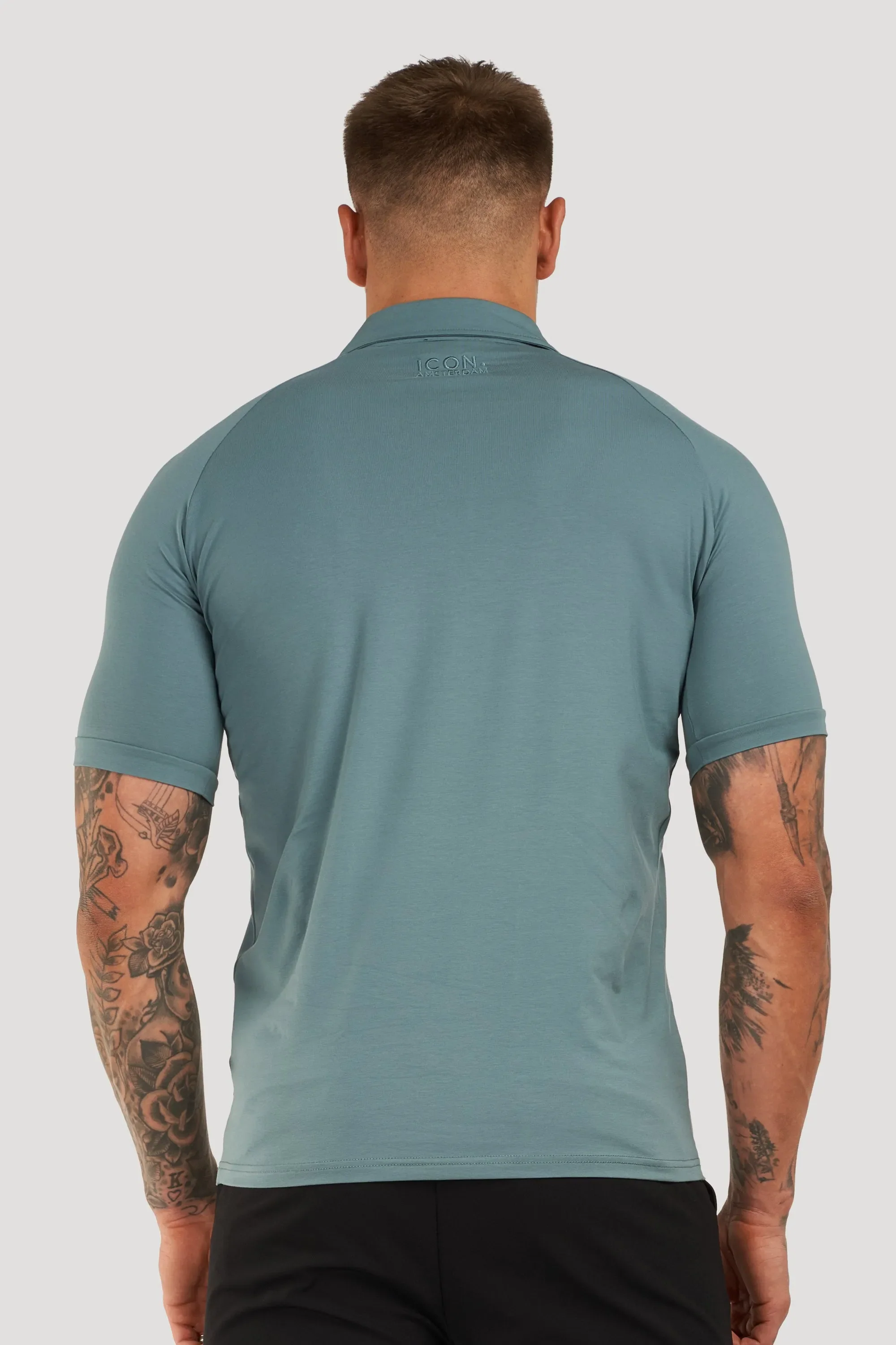 THE MUSCLE BUTTON POLO - Image 38