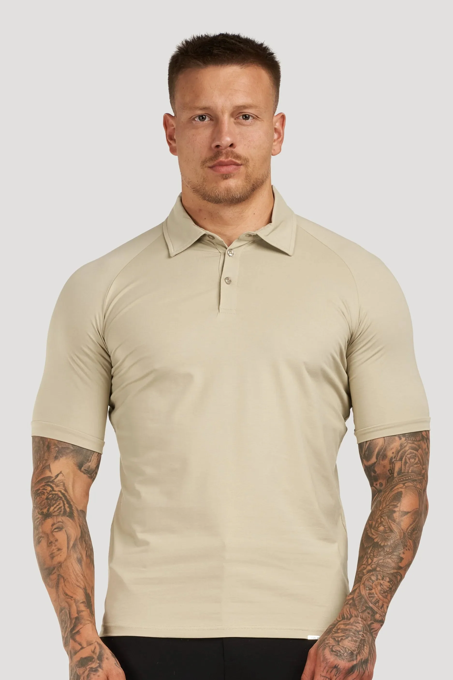 THE MUSCLE BUTTON POLO - Image 41