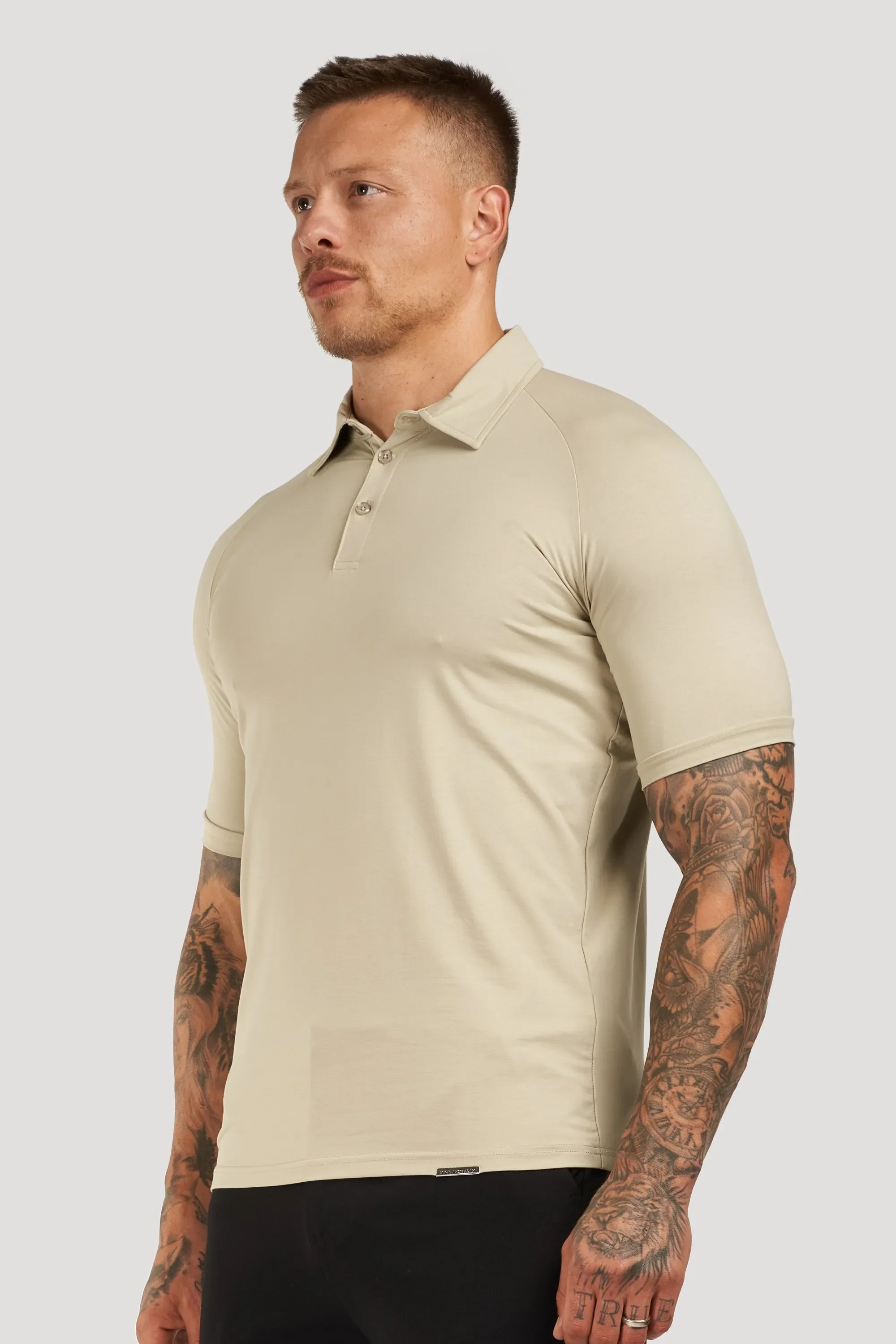 THE MUSCLE BUTTON POLO - Image 42