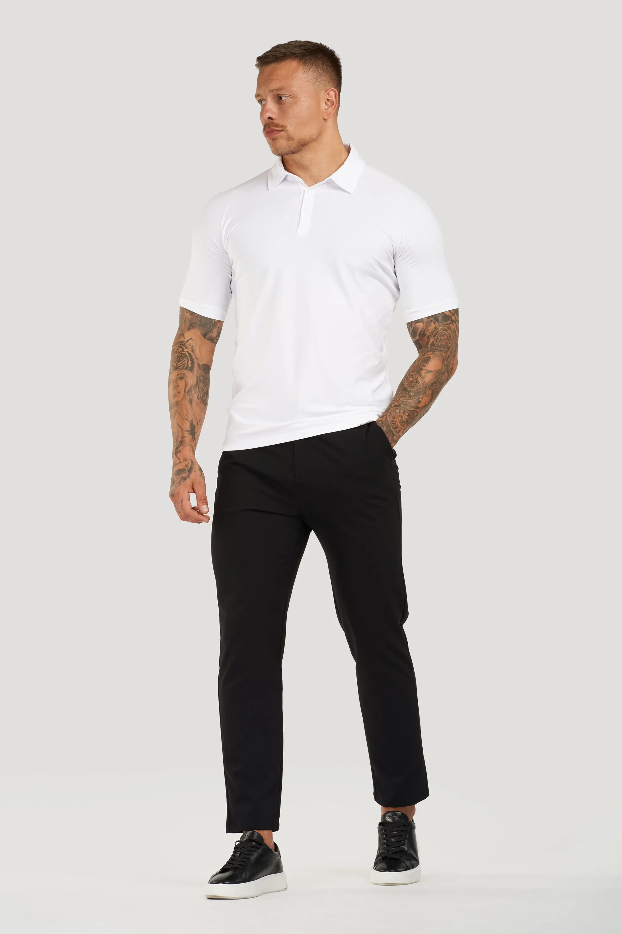 THE MUSCLE BUTTON POLO - Image 50