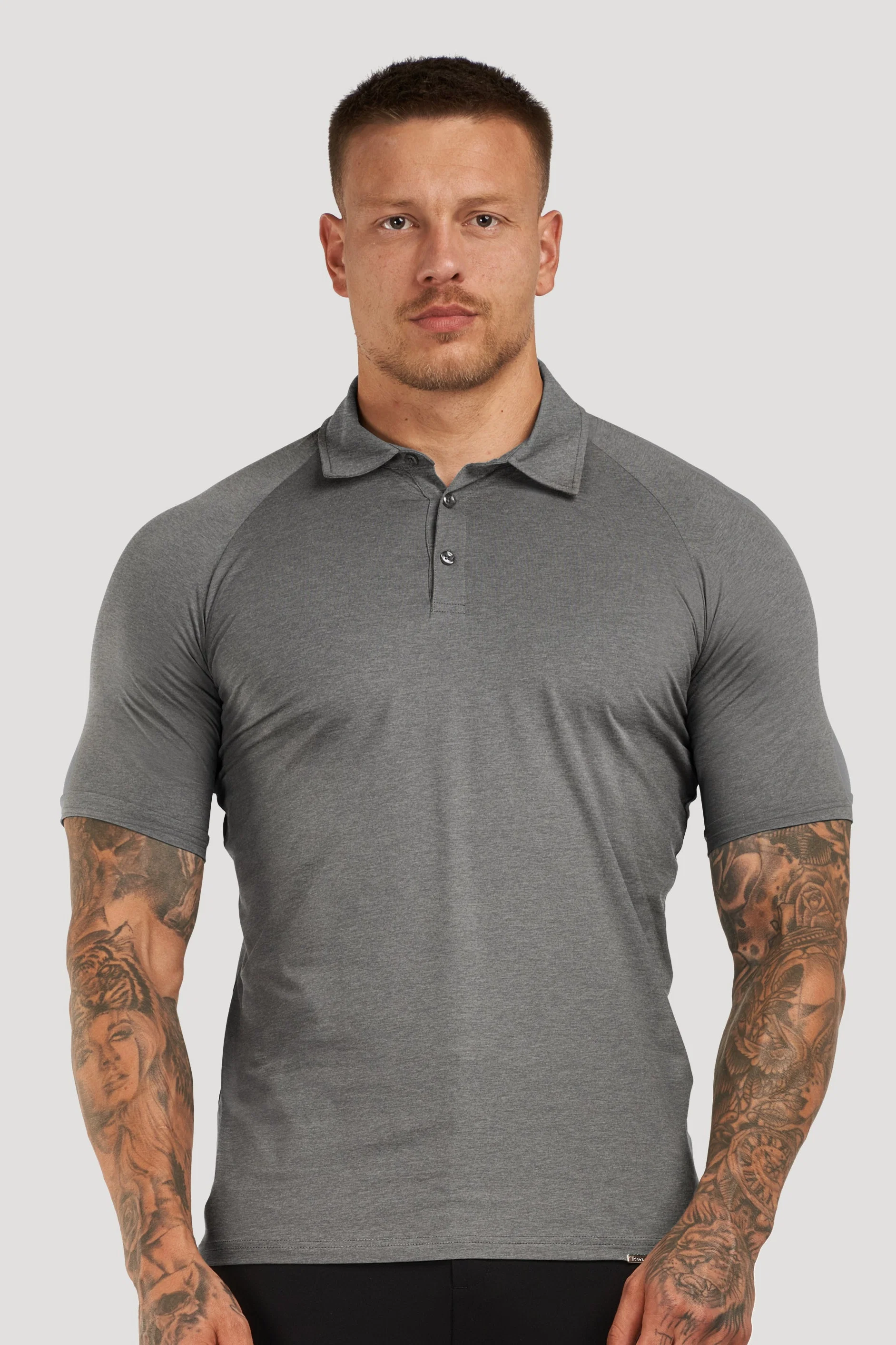 THE MUSCLE BUTTON POLO - Image 56