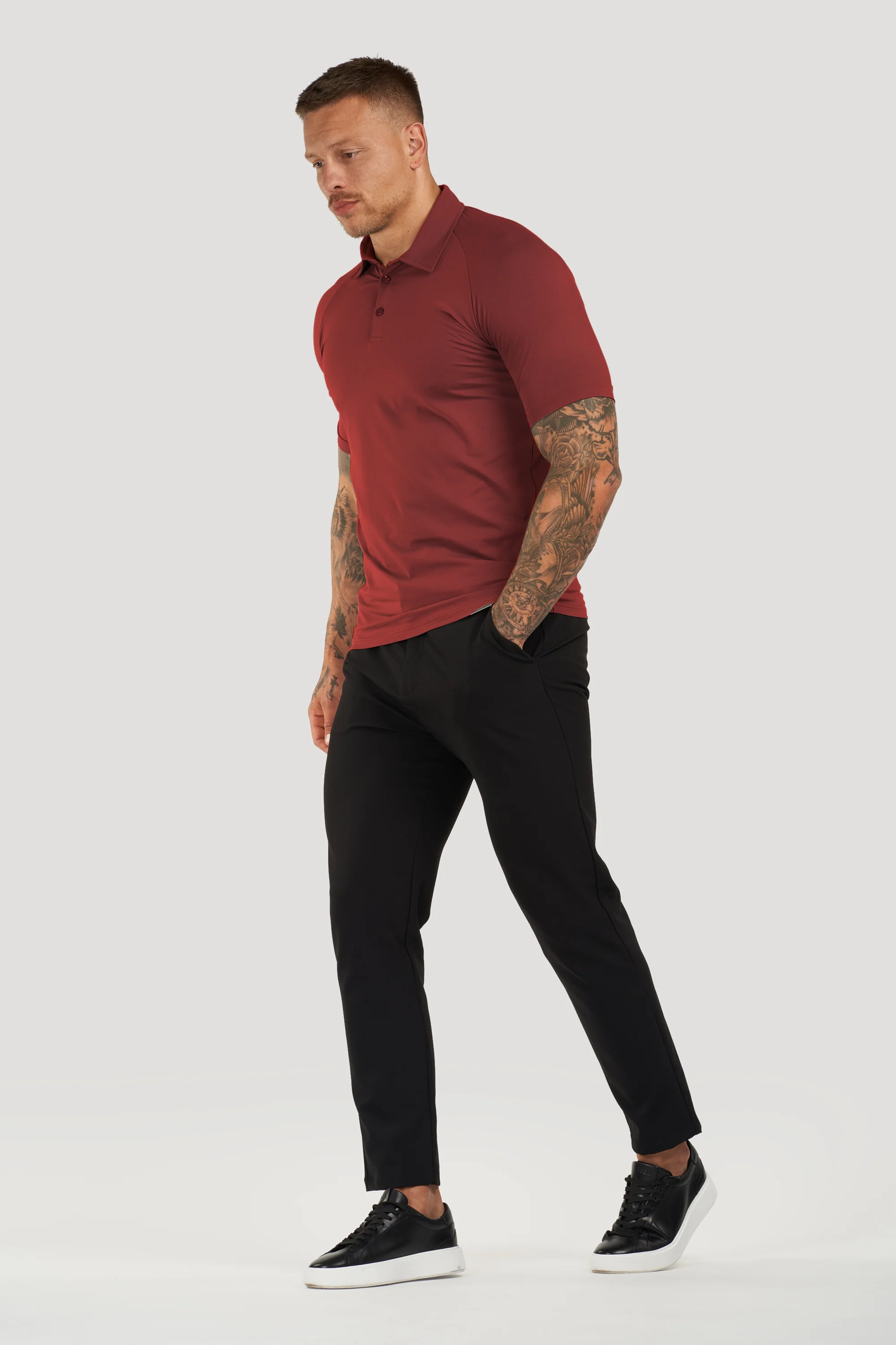 THE MUSCLE BUTTON POLO - Image 9