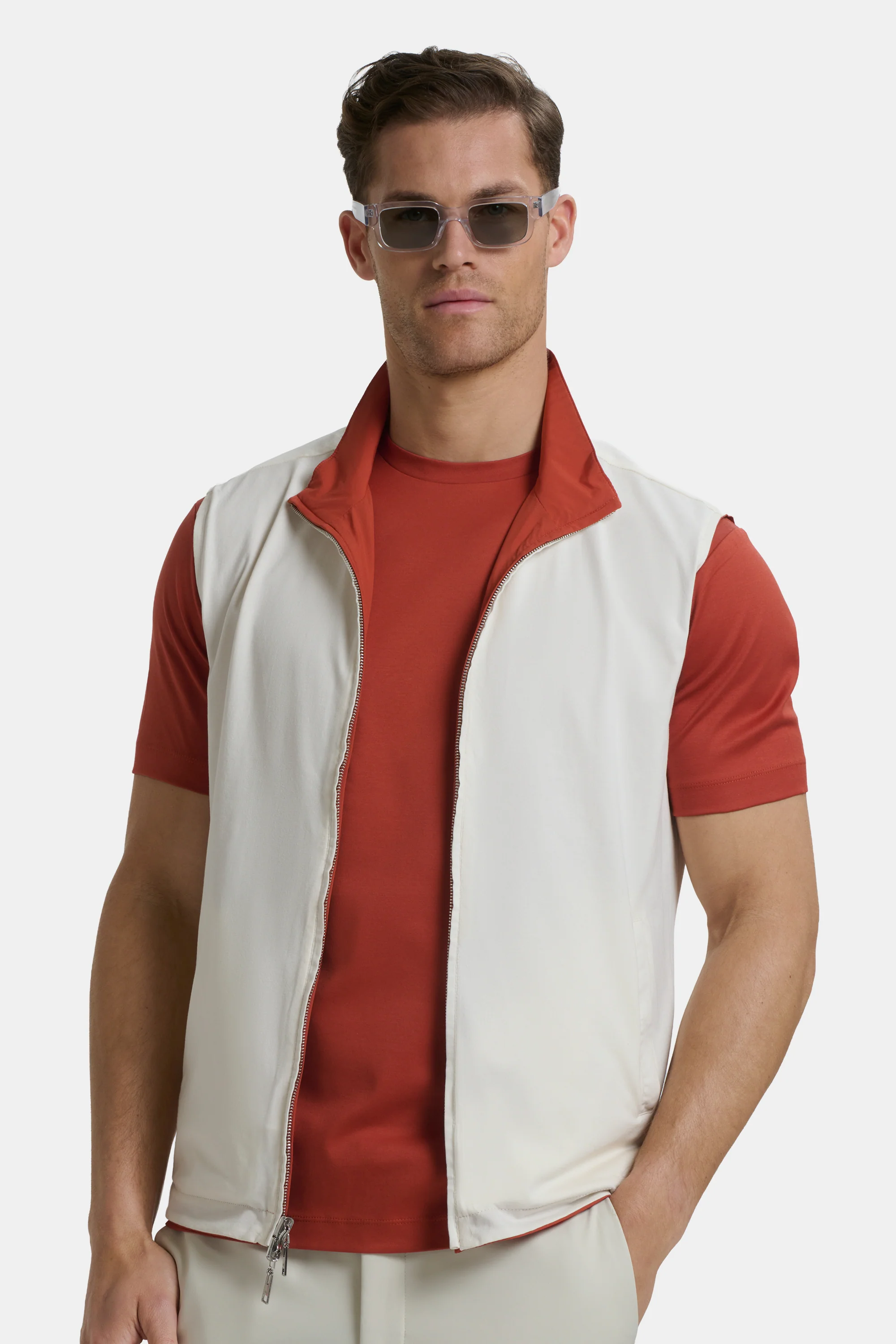 THE ROMA REVERSIBLE BODYWARMER - Image 3