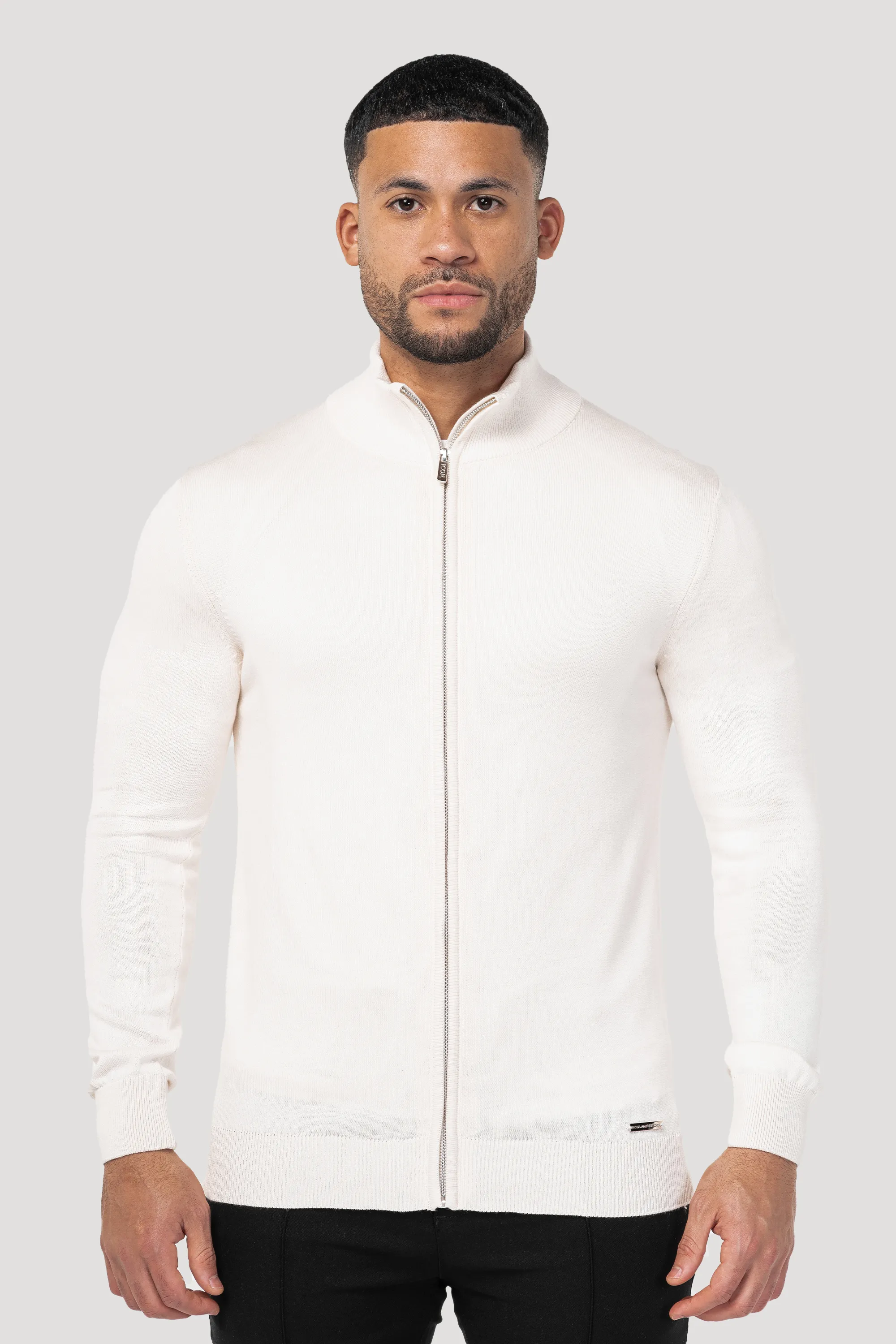 THE SANTONI FULL ZIP SWEATER