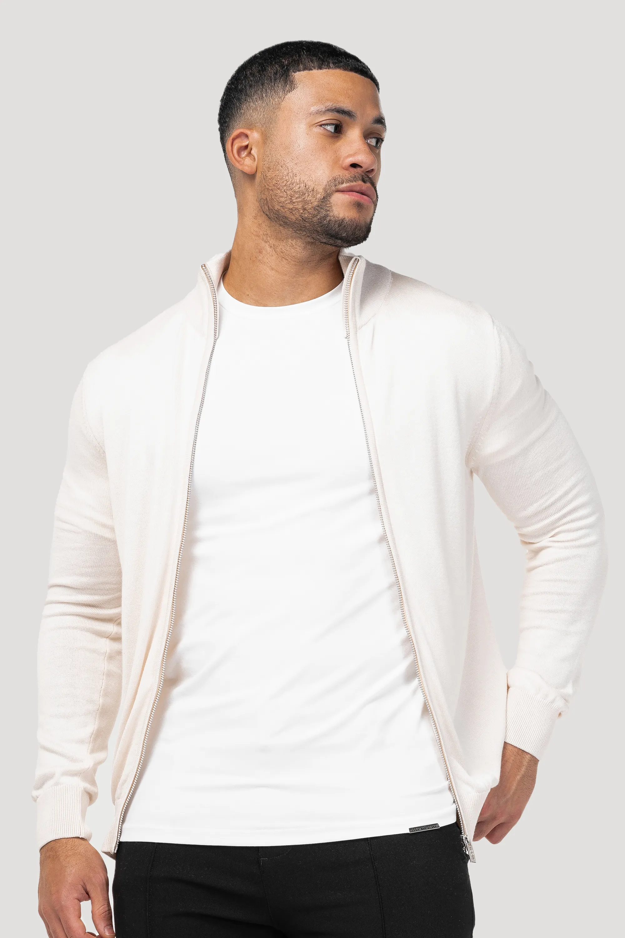 THE SANTONI FULL ZIP SWEATER - Image 2