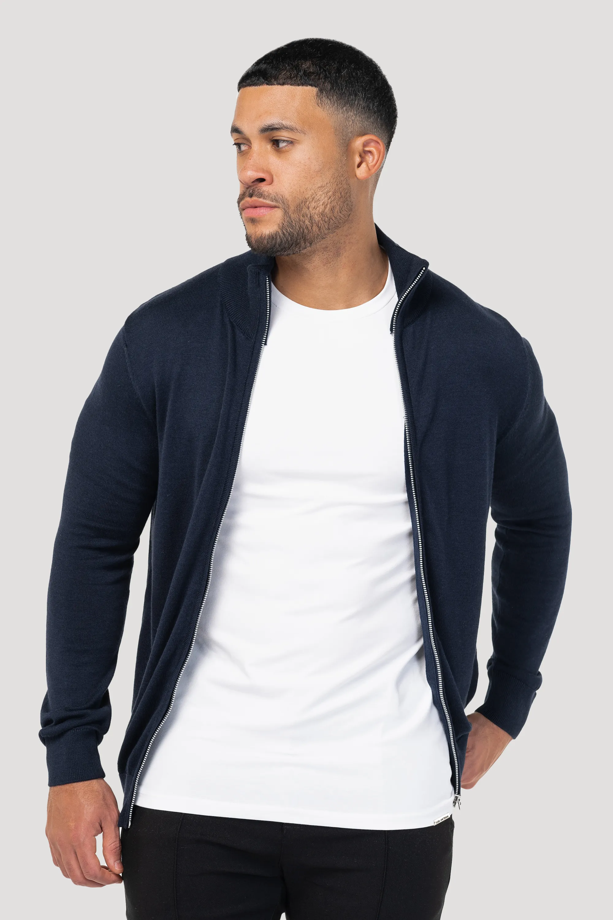 THE SANTONI FULL ZIP SWEATER - Image 23