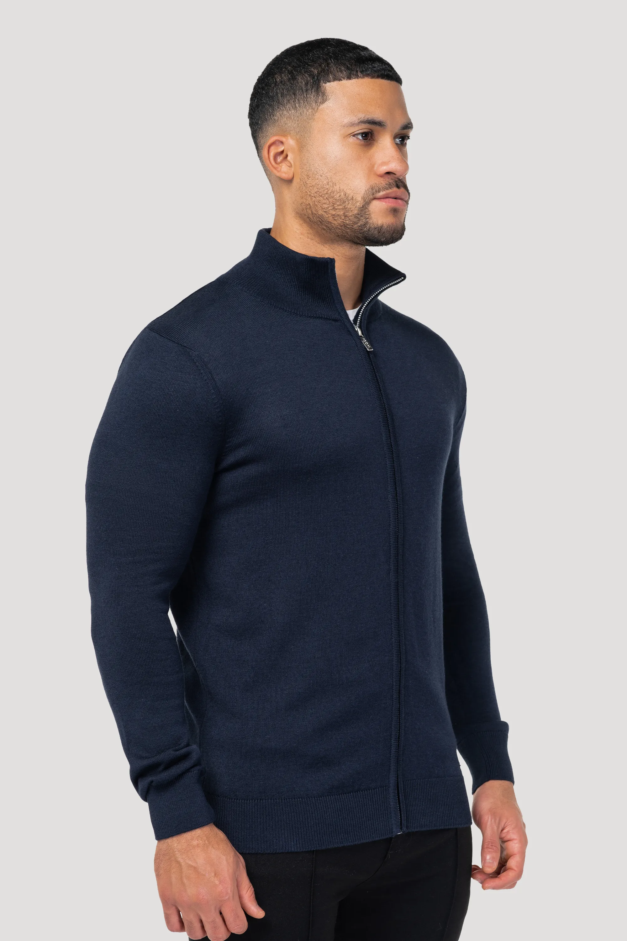 THE SANTONI FULL ZIP SWEATER - Image 24