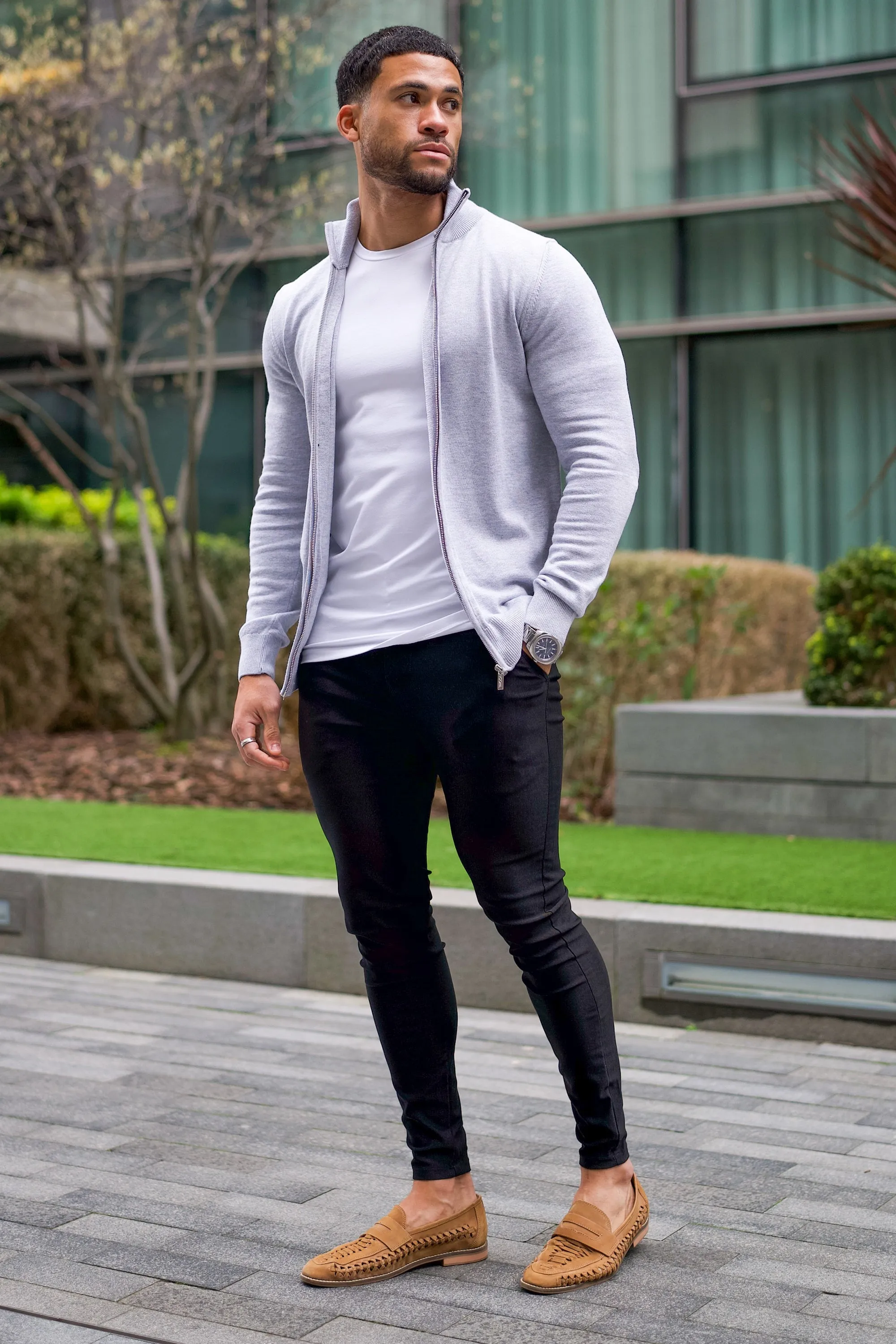THE SANTONI FULL ZIP SWEATER - Image 30