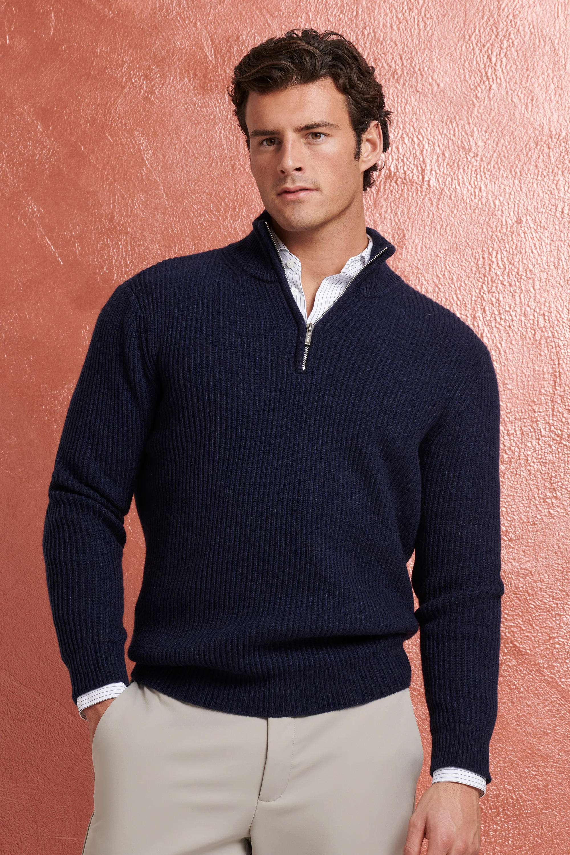 THE VICO QUARTER ZIP SWEATER - Image 3