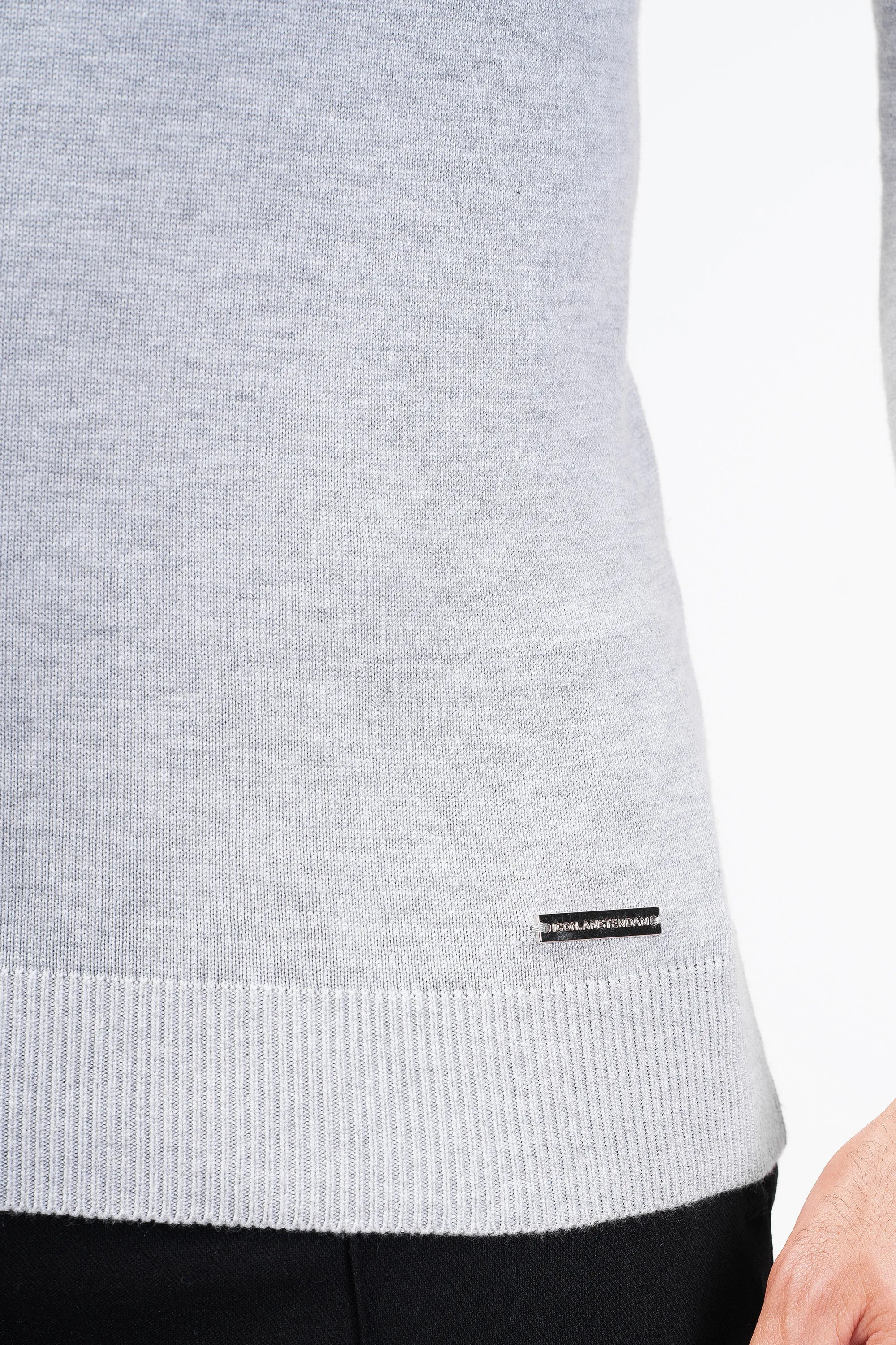 THE VIDA - LONGSLEEVE POLO - GREY - Image 11